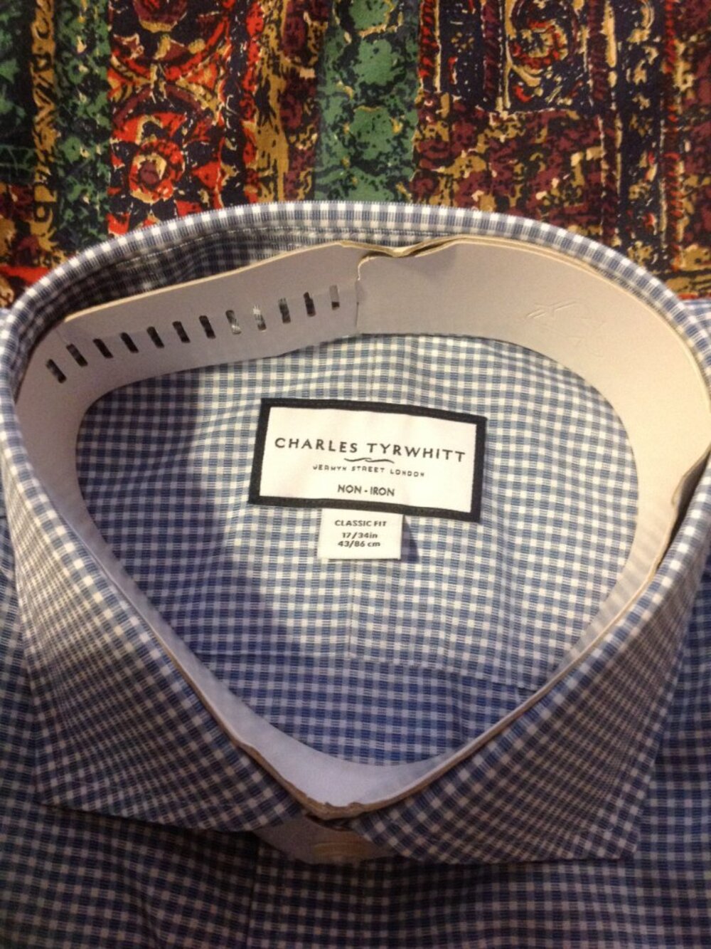 Charles Tyrwhitt Men's 17/34 Classic Fit Long Sleeve Shirt - Brand New
